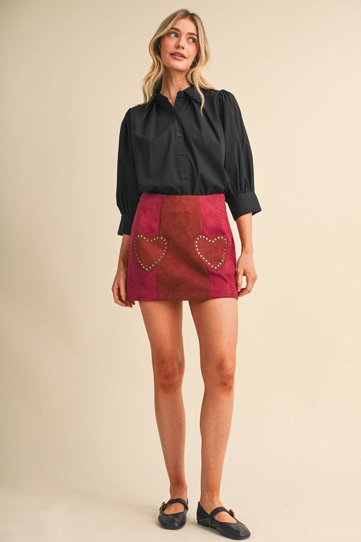 The Berry Button Down Top