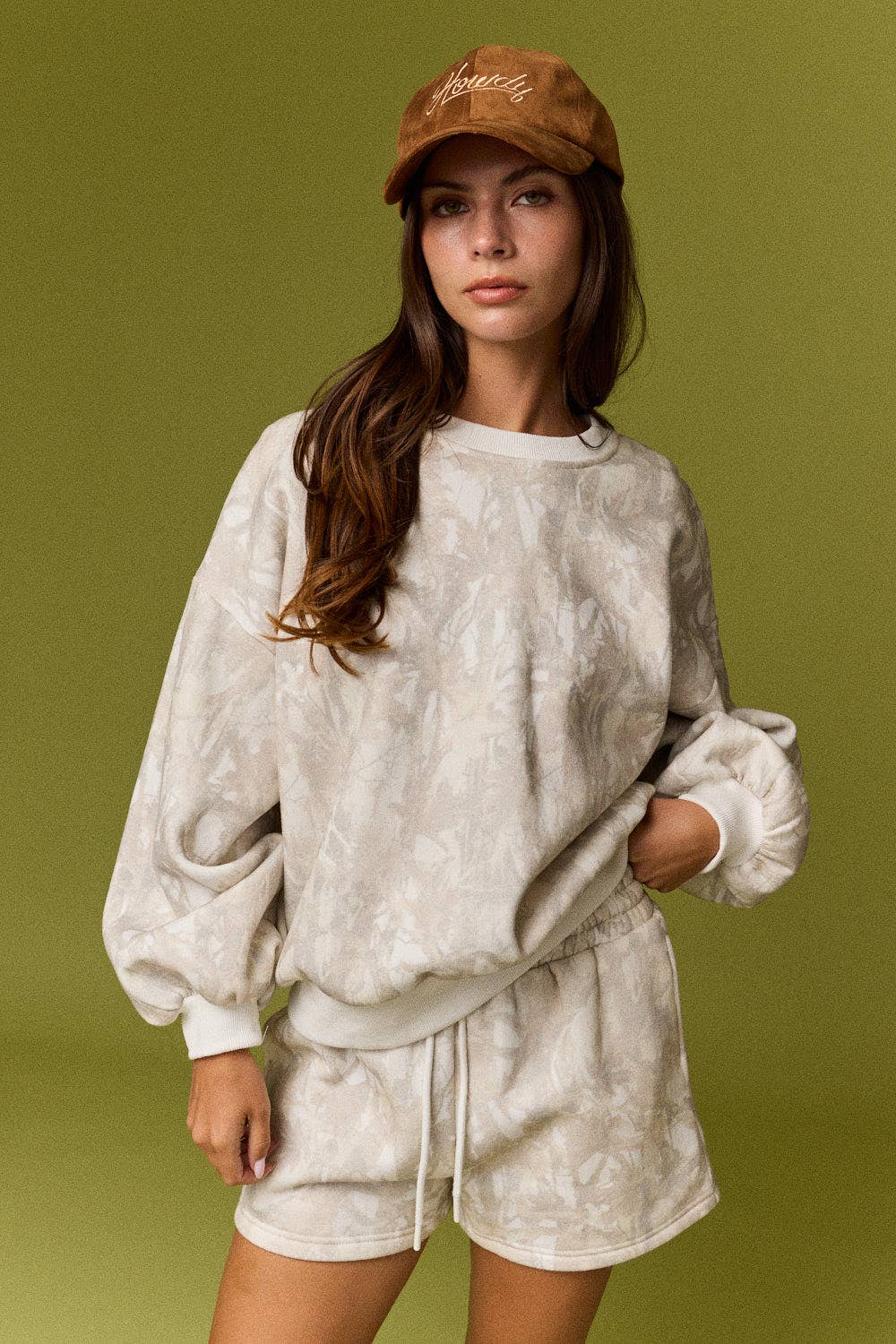 Woodland Camo Crewneck Set
