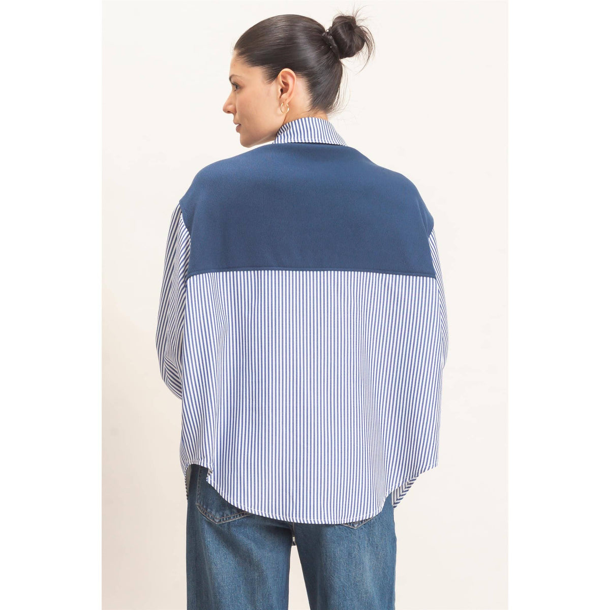 The Preppy Feaux Sweater Top