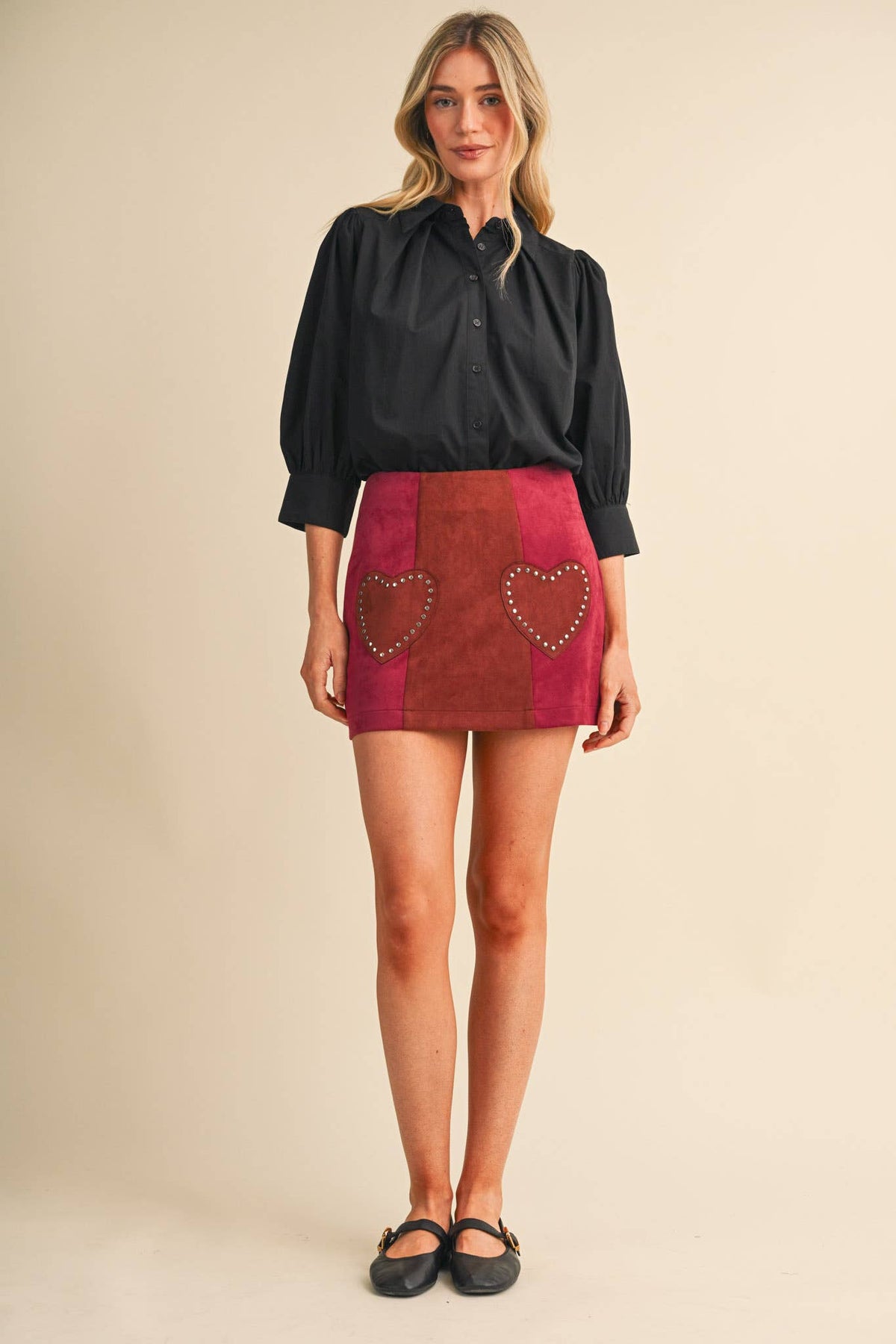 The Berry Button Down Top