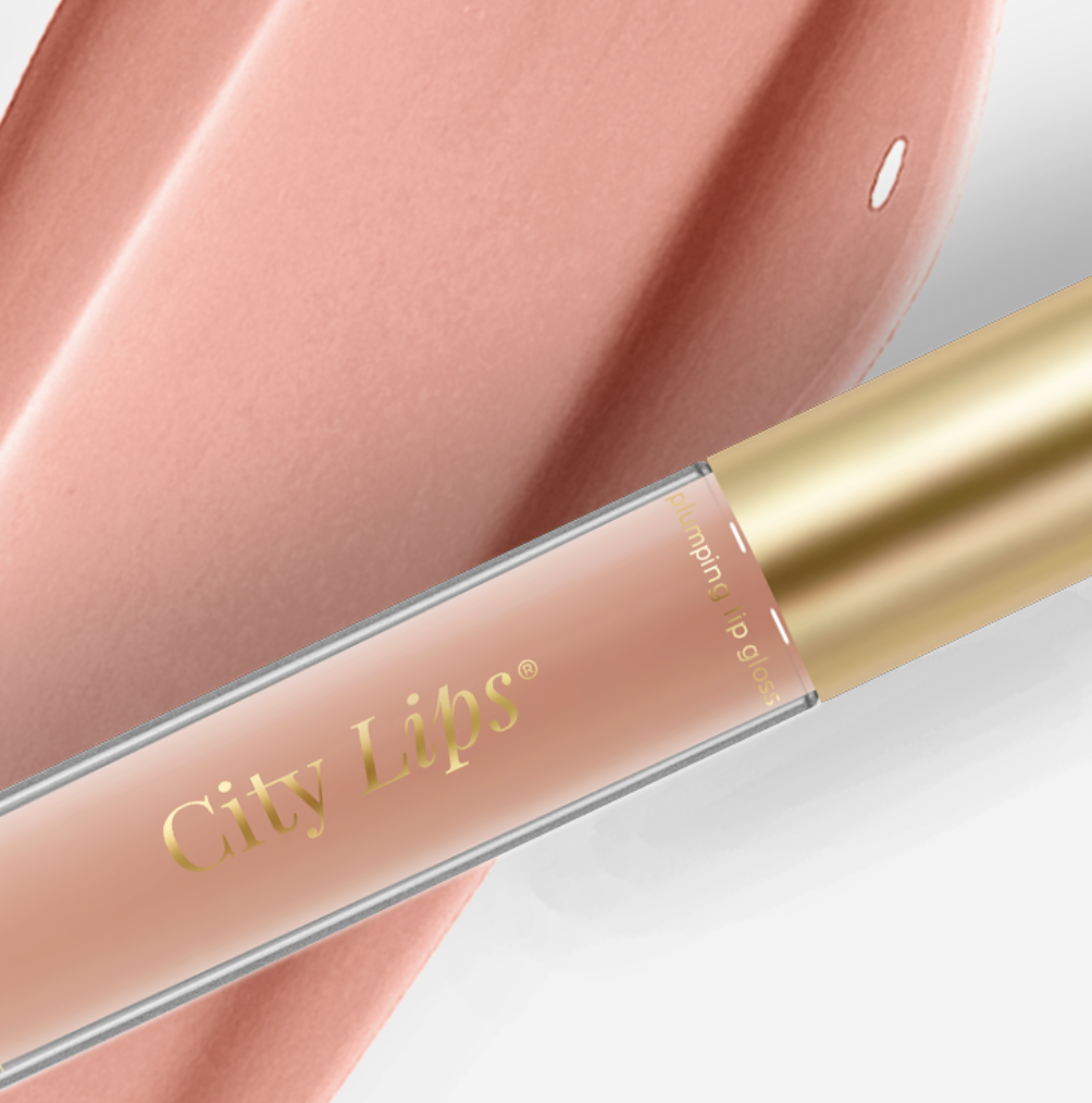 City Lips® - Plumping Lip Gloss - Nude - Opaque