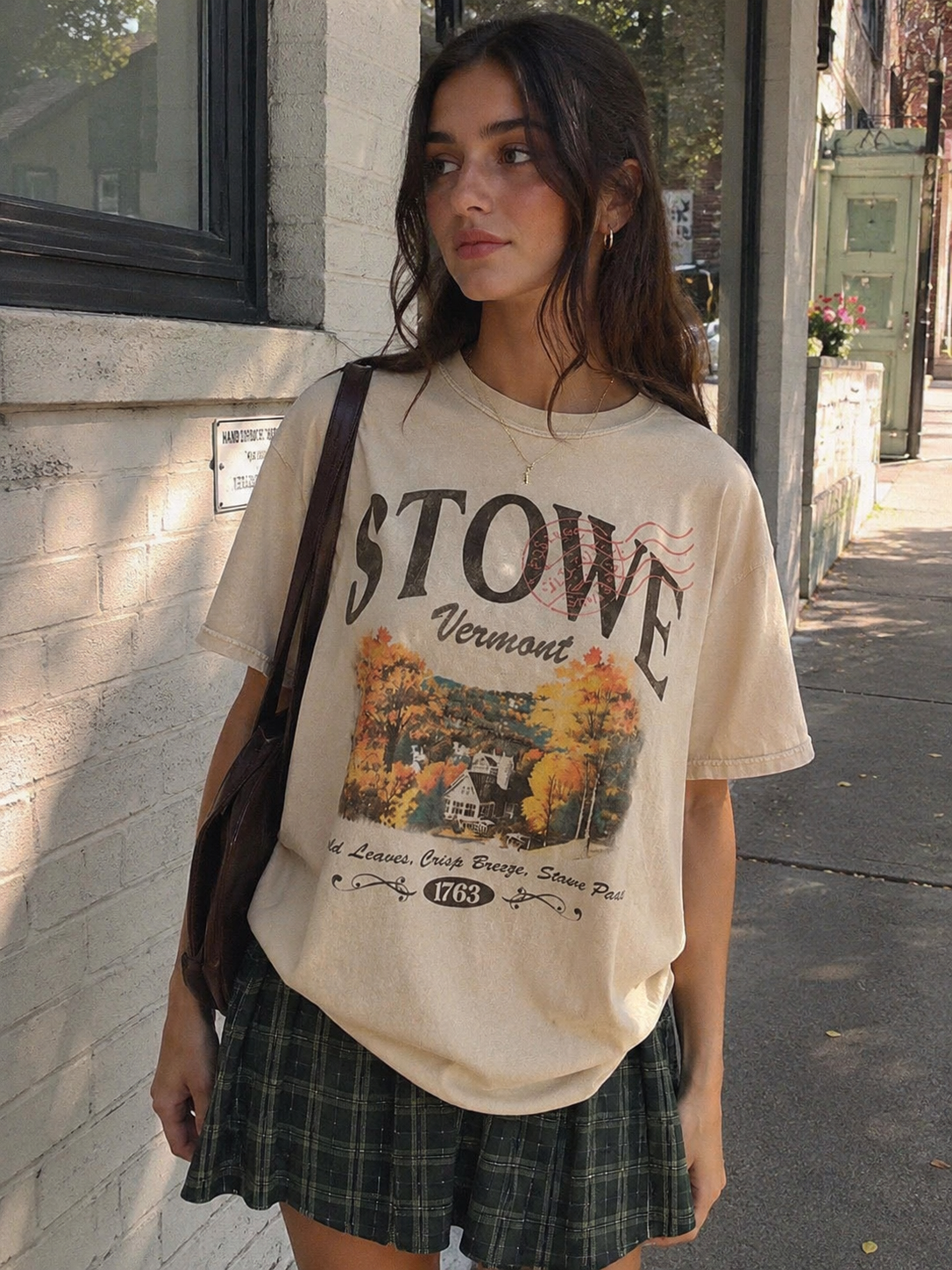 Stowe Vermont Fall Foliage Tee