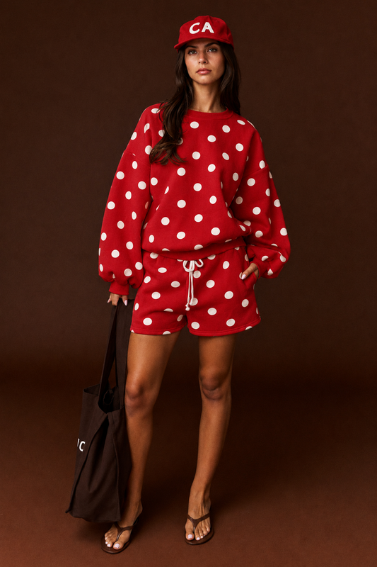 The Marlie Red Polka Dot Set