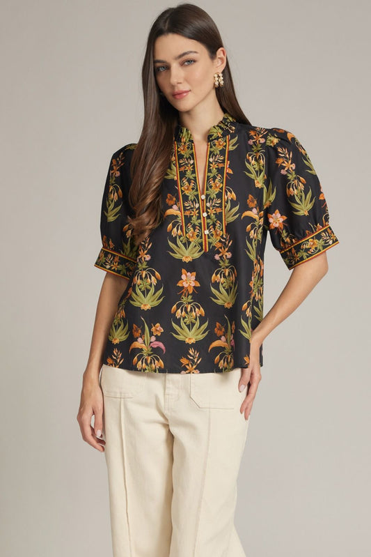 Mia Fall Puff Sleeve Top