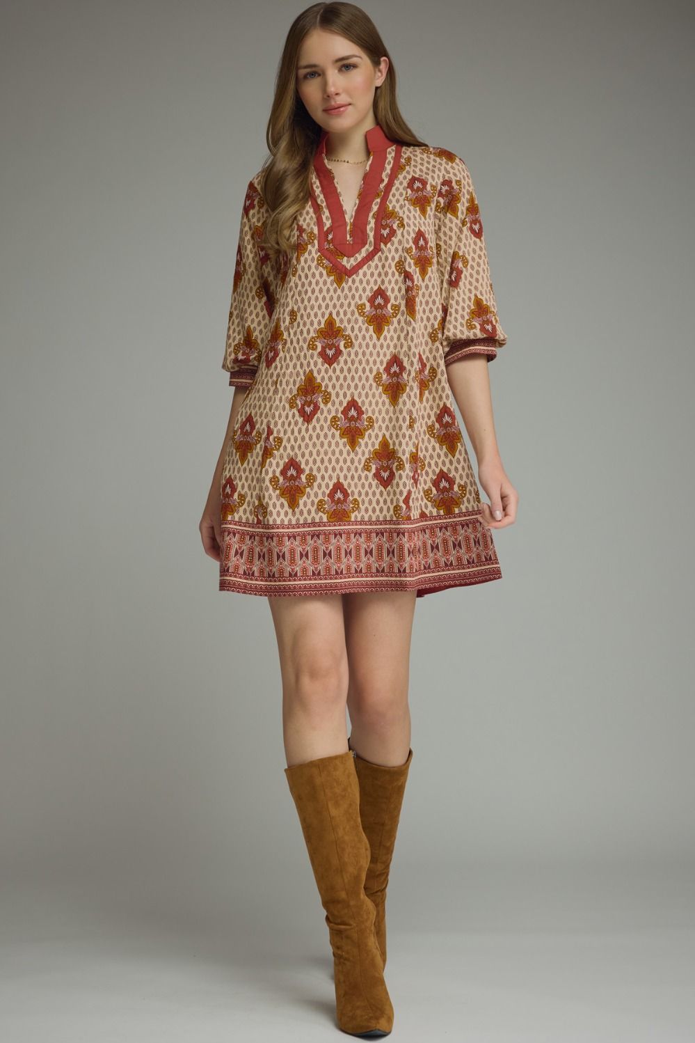 Harvest Moon Rust Dress