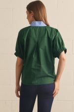The On The Go Top Green