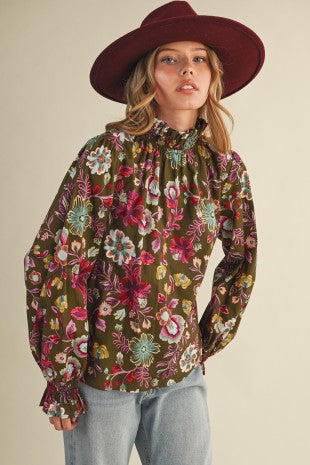 Saturday Tea Floral Blouse