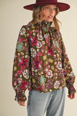 Saturday Tea Floral Blouse