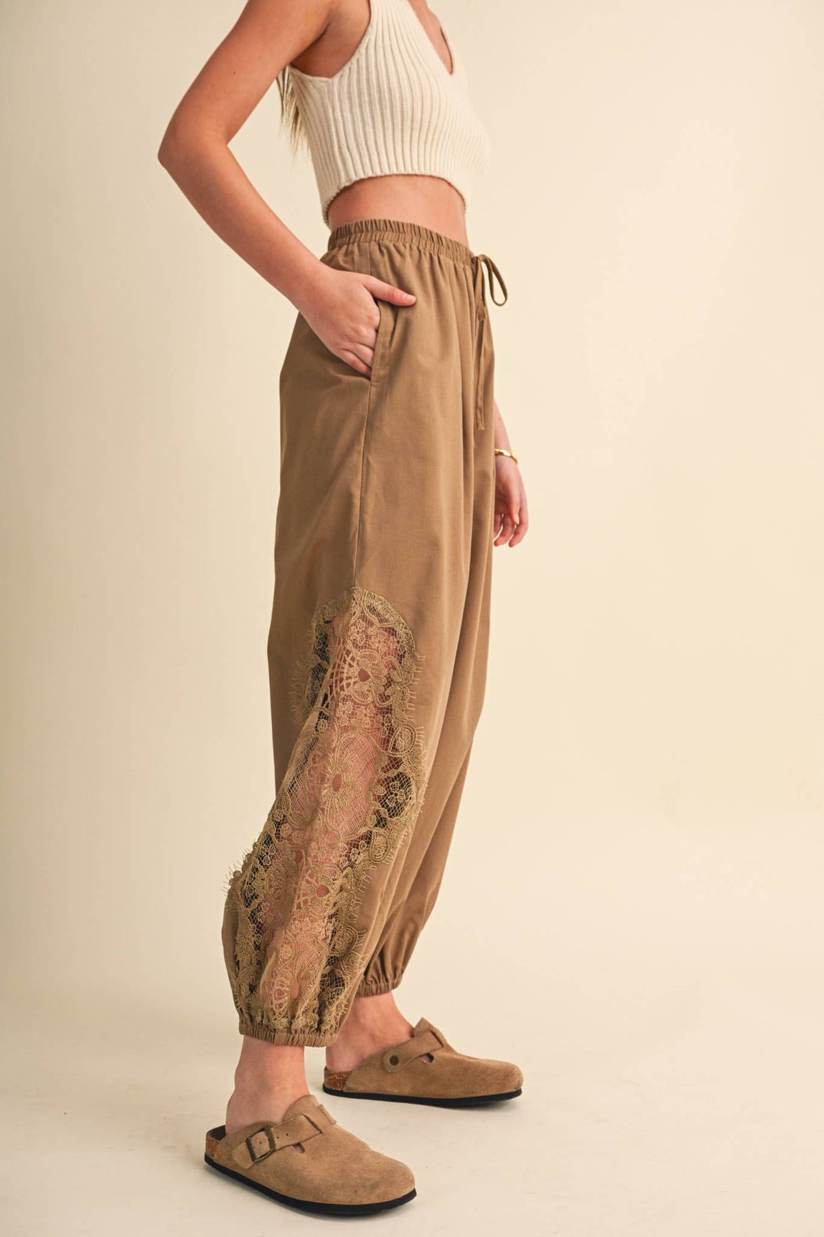 Lace Bubble Pant