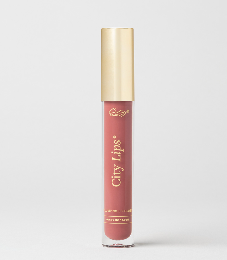 City Lips® - Plumping Lip Gloss - Crimson - Opaque Deep Rose