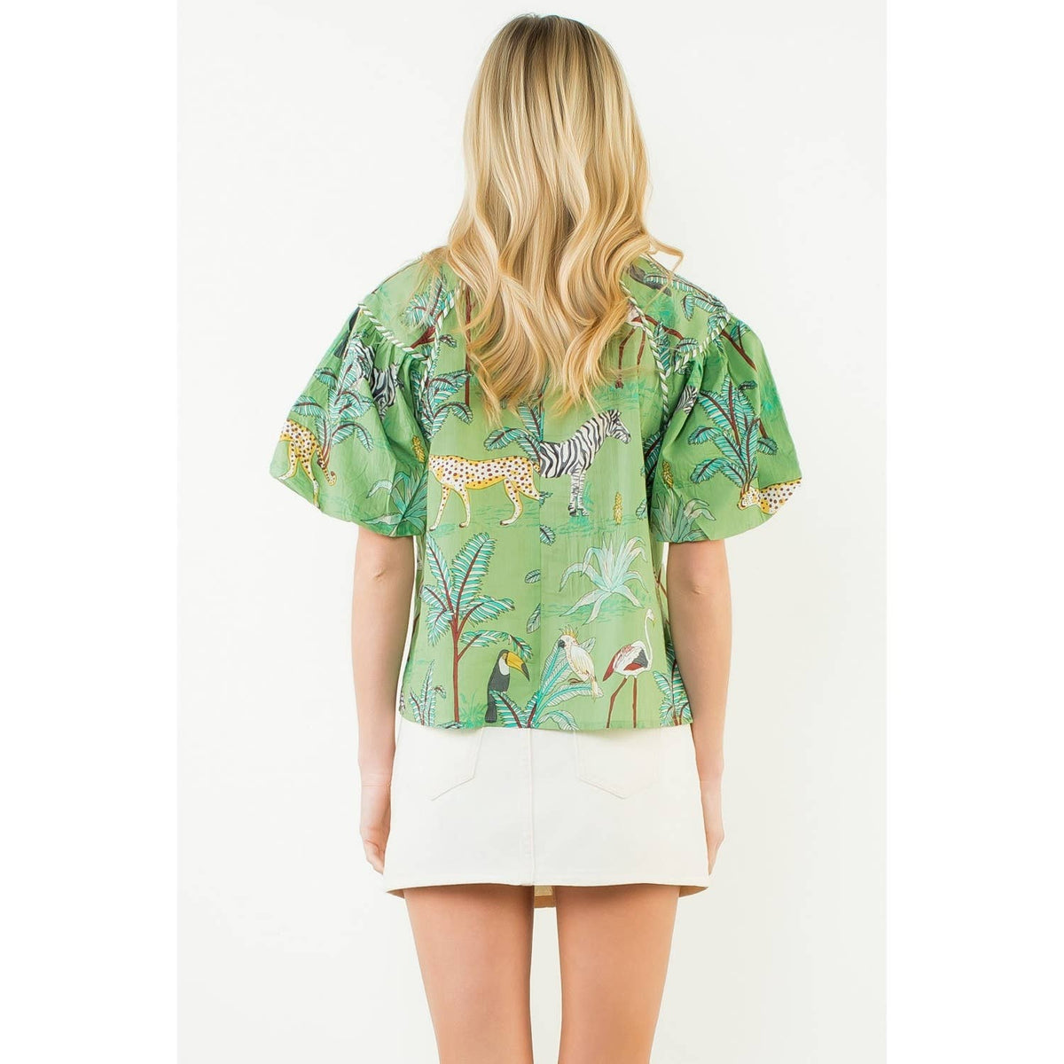 Kelly Green Safari Top