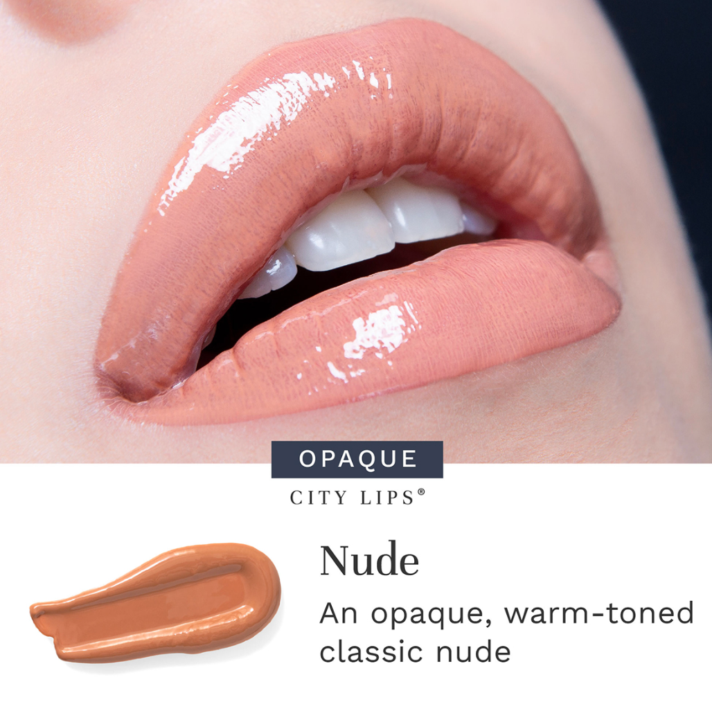 City Lips® - Plumping Lip Gloss - Nude - Opaque