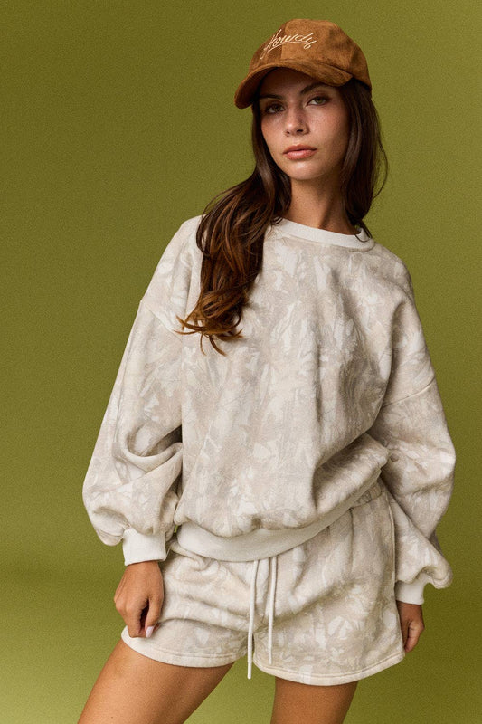 Woodland Camo Crewneck Set
