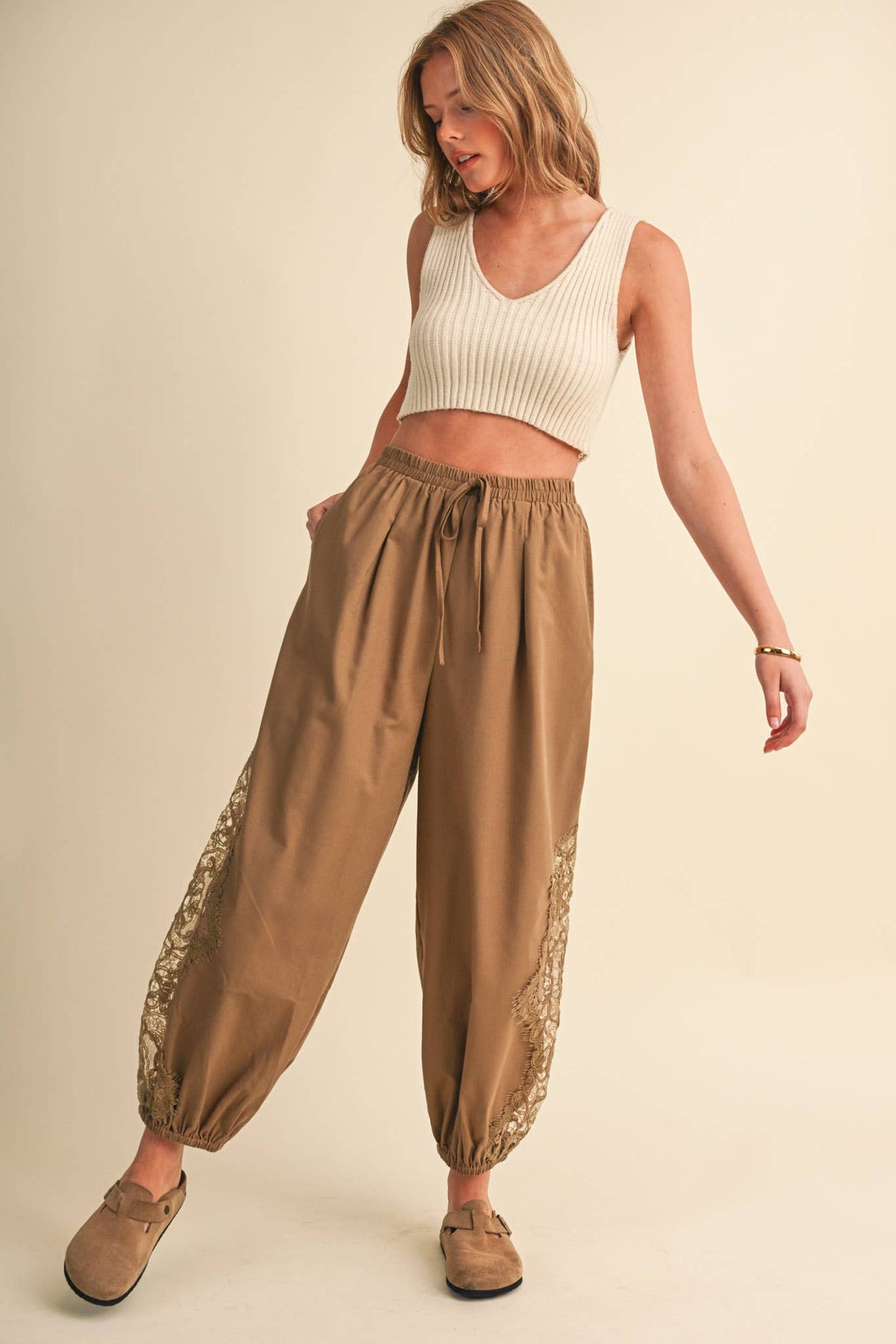 Lace Bubble Pant