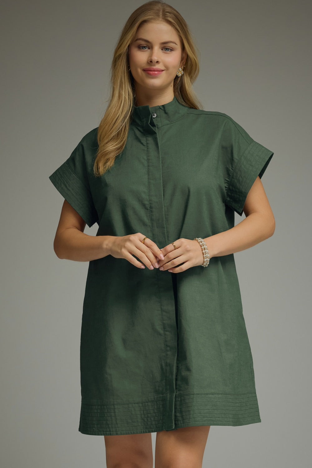 Everyday Evergreen Dress - Forest Green
