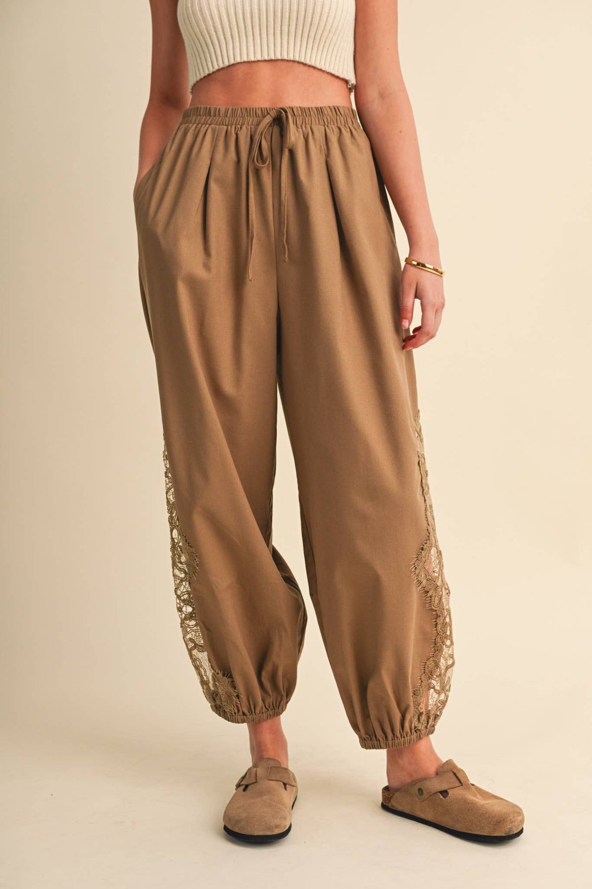 Lace Bubble Pant